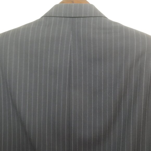 Lauren Ralph Lauren Navy Pinstripe Wool Suit Jacket 40S - Picture 15 of 16